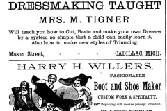 Cadillac Directory Ads, 1884