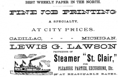 Cadillac Directory Ads, 1884