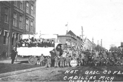 Holmquist Coll. Peace Parade in Cadillac