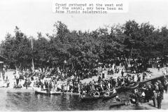 Crowd at West End of Canal