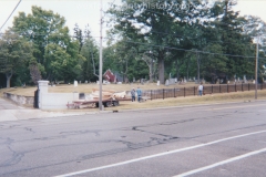 Construction Of The Fence For Maple Hill Cemetery
