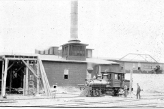 Shay Locomotive at a Mill