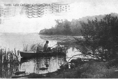 Fisherman on Lake Cadillac
