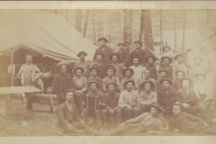 Cadillac-Lumber-Lumberjacks-Pose-In-Camp-1