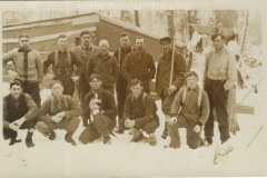 Cadillac-Lumber-Lumberjacks-Pose-In-Camp-2