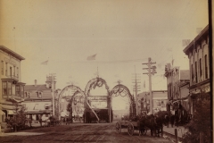 North Mitchell Street, 100 Block, Looking South