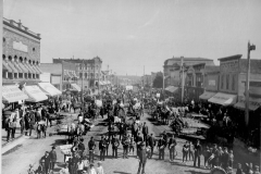 North Mitchell Street, 100 Block, Looking South