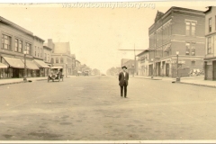 North Mitchell Street, 100 Block, Looking North
