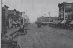 South Mitchell Street, 200 Block, Looking North