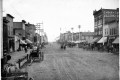 South Mitchell Street, 200 Block, Looking North