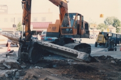 South Mitchell Street, 100 Block, West Side, Ripping Up Sidewalks.