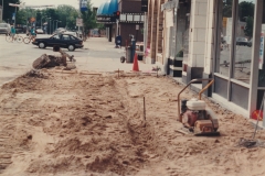 South Mitchell Street, 100 Block, West Side, Ripping Up Sidewalks.