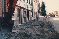 South Mitchell Street, 100 Block, West Side, Ripping Up Sidewalks.