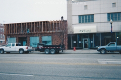 Southeast corner of Harris and South Mitchell Street.