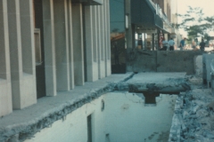 North Mitchell Street, 100 Block, West Side, Ripping Up Sidewalks.