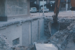 South Mitchell Street, 100 Block, West Side, Ripping Up Sidewalks.