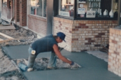 South Mitchell Street, 100 Block, West Side, Ripping Up Sidewalks.