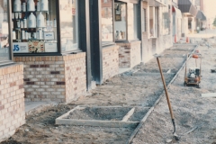South Mitchell Street, 100 Block, West Side, Ripping Up Sidewalks.