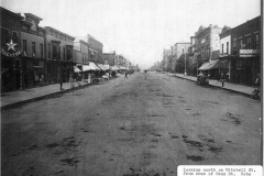 South Mitchell Street, 100 Block, Looking North