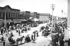 North Mitchell Street, 100 Block, Looking South