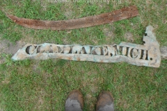 Cadillac-Objects-Clam-Lake-Sign-2