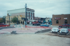 Installing The Clock Tower On The Southeast Corner Of Cass And South Mitchell