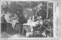Camping on Lake Mitchell Shore