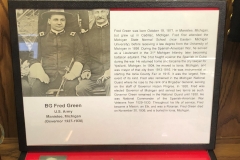 Fred Green's Display At The Michigan Military Heroes Museum
