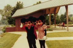 Cadillac-People-Mickey-And-Minnie-Mouse-Costumed-People-By-Rotary-Pavillion