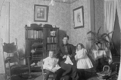Mother With Two Children