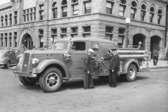 Cadillac Fire Department Truck at the City Hall