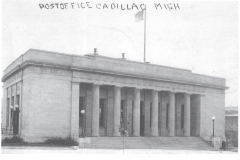 U. S. Post Office In Cadillac