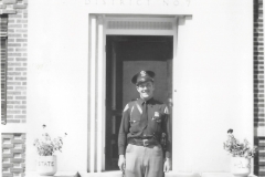 Michigan State Police Post With Trooper John Sweet In Front