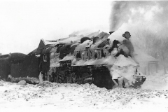 Train in Winter