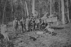 Deer Hunters and Dogs