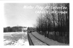 Caberfae Tobaggon Run
