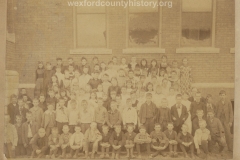 Cadillac-School-Second-Ward-School-Group-1891-1892-Miss-Moss-And-Miss-Bishop-Teachers