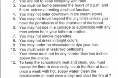 Rules of Conduct, 1915