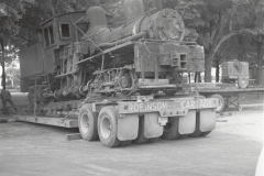 The Shay being delivered