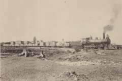 Cadillac-Railroad-Train-Leaving-Cummer-Lumber-Yards-on-GR-and-I-Railorad