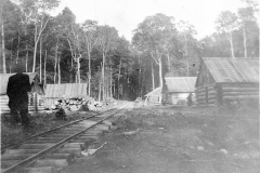 Shay Rail Track Divides the Camp