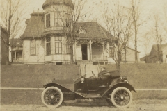 Car In Front Of Dr. Oden's house, c. 1910 - 1920