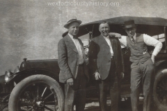 Gust Olson In Front Of His Car
