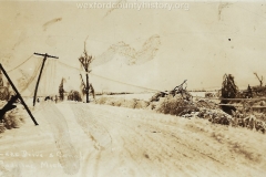 1922 Ice Storm - Lake Drive at the canal