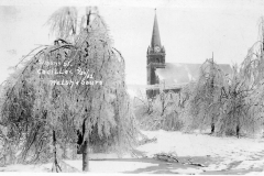 1922 Ice Storm - Simons Street and Zion Lutheran Church