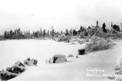 1922 Ice Storm -  Lake Drive Near Canal