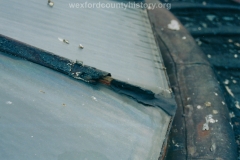 The dome area prior to restoration; thanks to donations from the community.