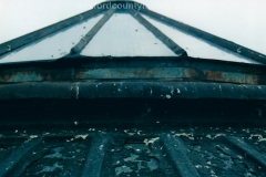 The dome area prior to restoration; thanks to donations from the community.
