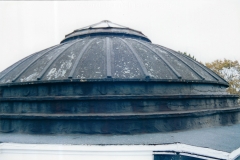The dome area prior to restoration; thanks to donations from the community.